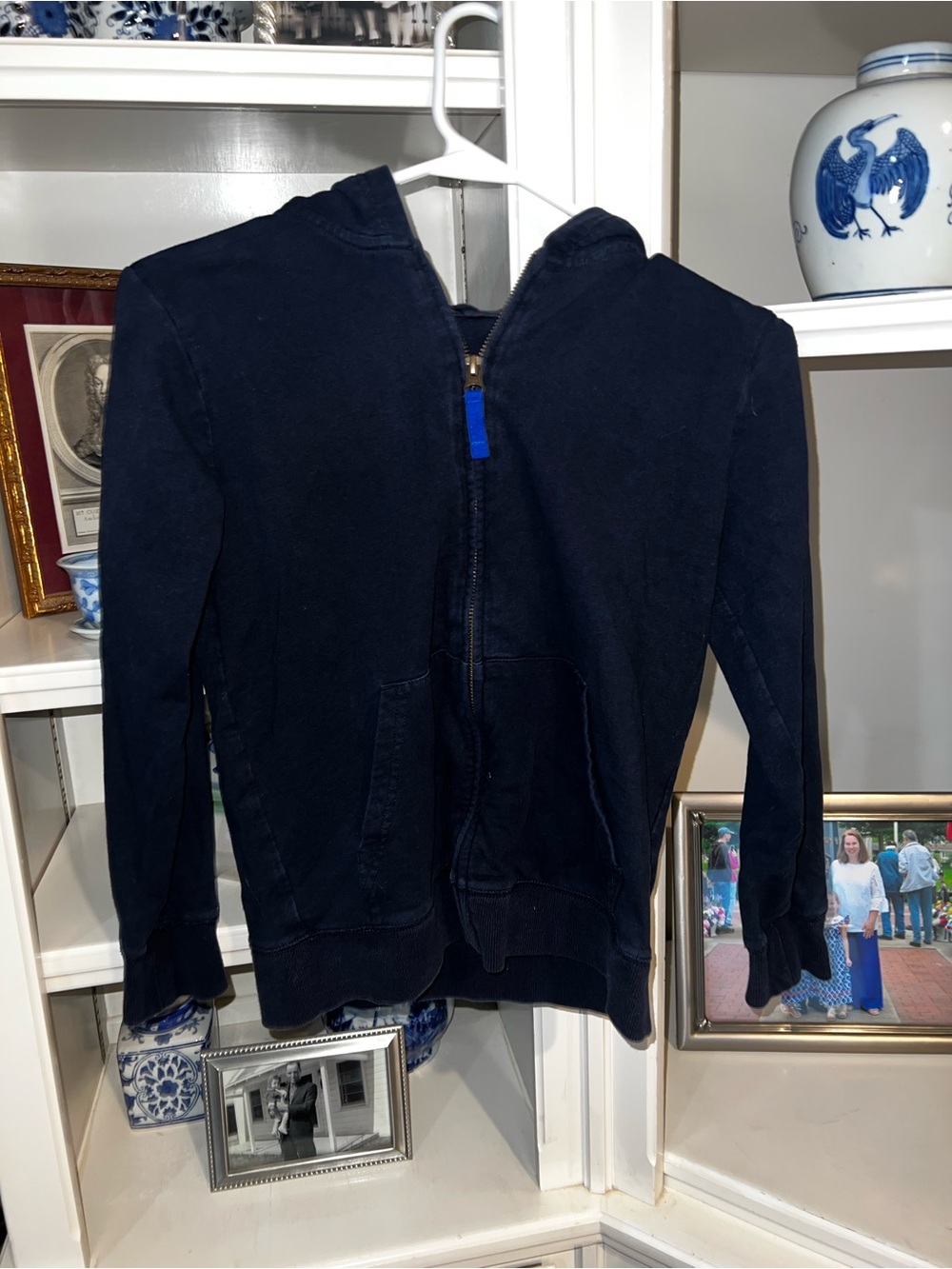 Primary Kids Navy Zip-Up Hoodie Jacket
